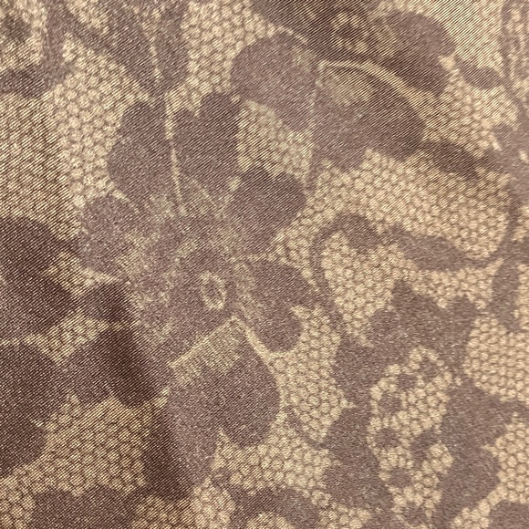 American Apparel copper hues flower patterned bodycon low back mini XXS - Picture 2 of 5